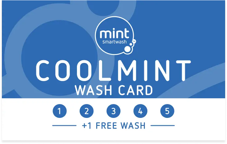 Car wash monthly pass Coolmint Wash Card